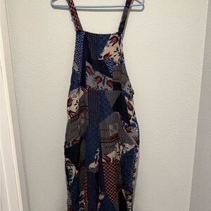 Bohemian Patchwork Jumpsuit